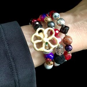Handmade Bracelet With Vintage and Modern Elements (NB78-3H)